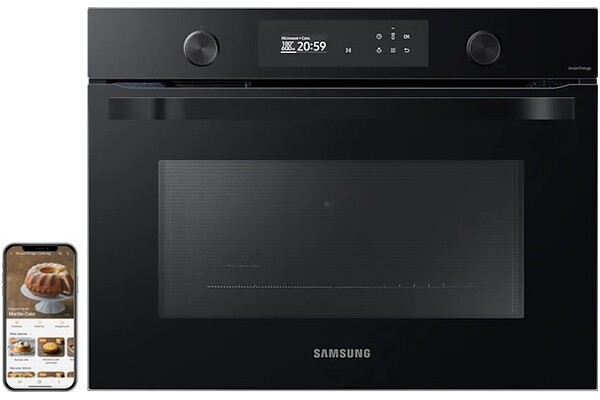 Piekarnik Samsung NQ50A6539BK elektryczny Z mikrofalą czarno-szklany