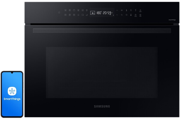 Piekarnik Samsung NQ5B4353FBK elektryczny Z mikrofalą czarno-szklany