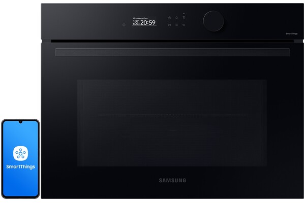 Piekarnik Samsung NQ5B5763DBK elektryczny Z mikrofalą czarno-szklany