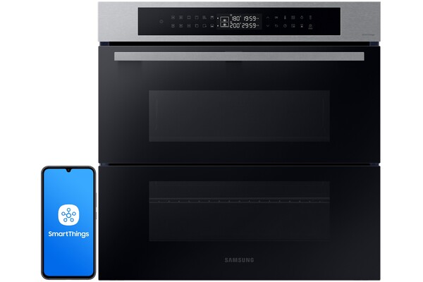 Piekarnik Samsung NV7B4345VAS Dual Cook Flex elektryczny Parowy Stalowy