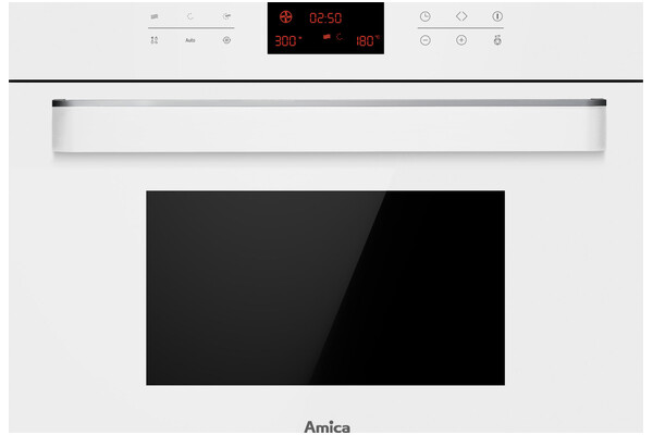 Piekarnik do zabudowy AMICA AMMB44E3GCW Q-Type elektryczny Z mikrofalą biały