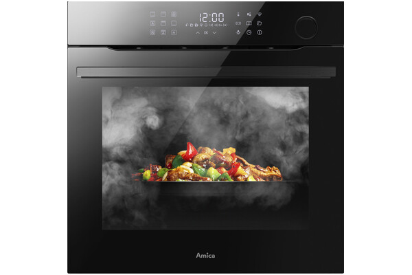 Piekarnik do zabudowy AMICA ED97699BA X-Type Steam OpenUp elektryczny Parowy czarny
