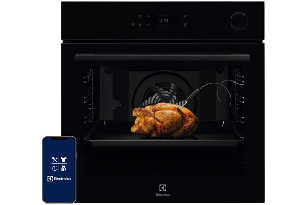 Piekarnik do zabudowy Electrolux EOC8P39WZ SteamCrisp elektryczny Parowy czarny