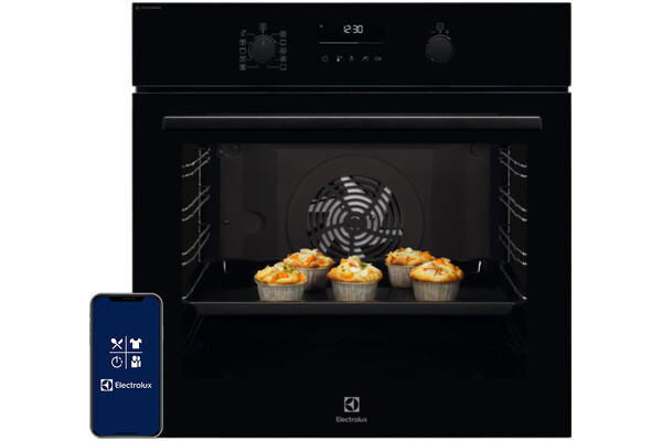 Piekarnik do zabudowy Electrolux LOD6C77WZ SteamBake elektryczny Parowy czarny