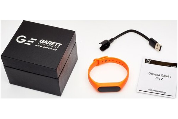 Smartband Garett Electronics Kids Fit 7 0.87" Pomarańczowo-czarny