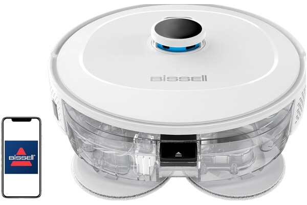 Odkurzacz BISSELL 3552N SpinWave R5 Pet robot sprzątający z pojemnikiem biały