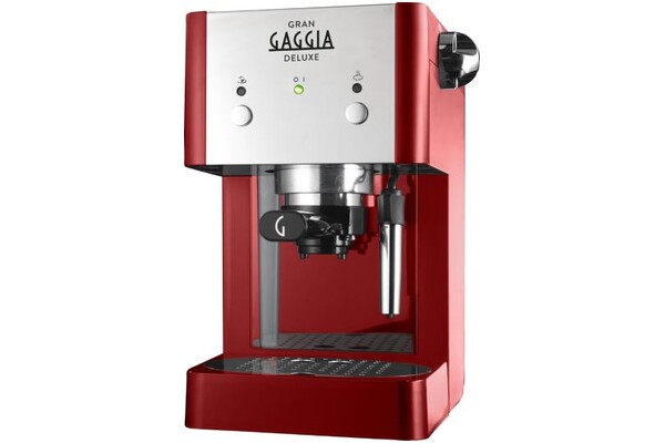 Ekspres GAGGIA Gran Deluxe RI842522 kolbowy srebrno-czerwony