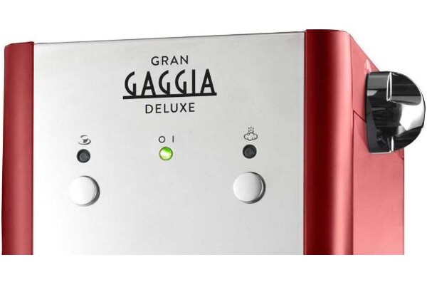 Ekspres GAGGIA Gran Deluxe RI842522 kolbowy srebrno-czerwony