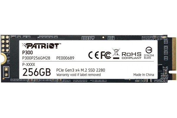 Dysk wewnętrzny Patriot P300 Viper SSD M.2 NVMe 256GB