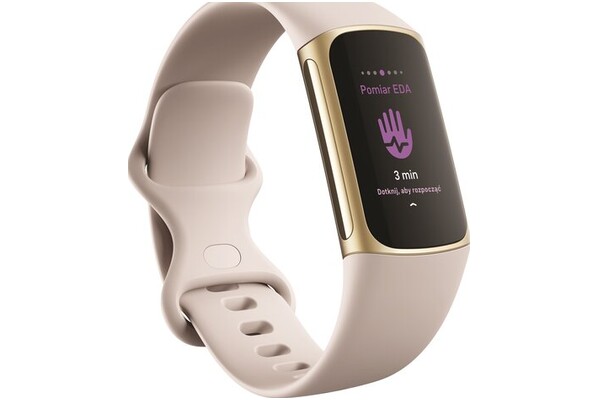 Smartwatch FITBIT Charge 5 biało-złoty