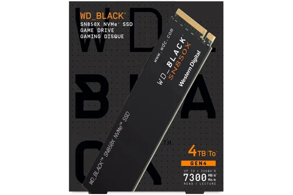 Dysk wewnętrzny WD WDS400T2X0E Black SSD M.2 NVMe 4TB