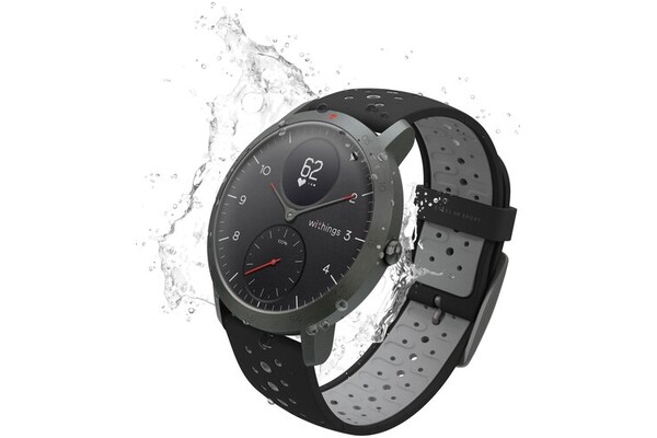 Smartwatch WITHINGS Activite Steel HR Sport czarny