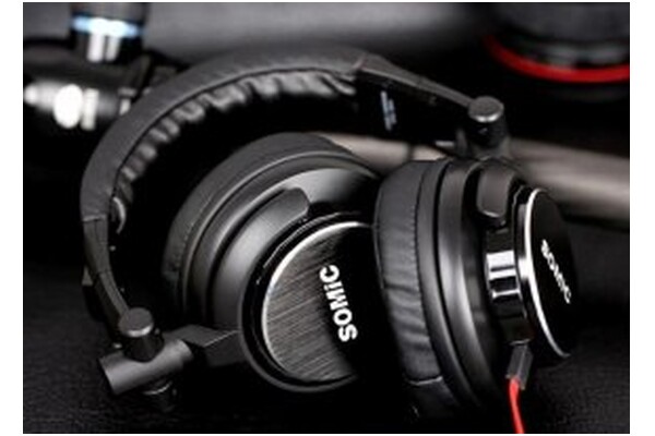 Słuchawki SOMIC MM185 Nauszne Przewodowe czarny