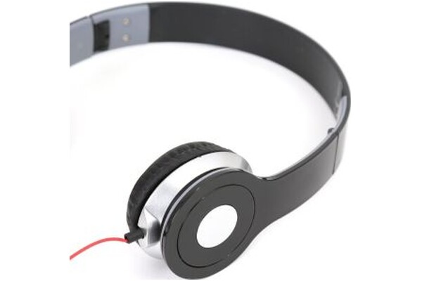 Słuchawki Omega FH4007 Audio Beat Nauszne Przewodowe czarny