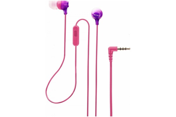 Słuchawki Sony MDREX15APV Dokanałowe Przewodowe fioletowy