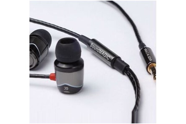 Słuchawki SoundMAGIC E10C Dokanałowe Przewodowe czarny