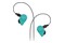 Słuchawki FOSTEX TE04BL Dokanałowe Przewodowe niebieski
