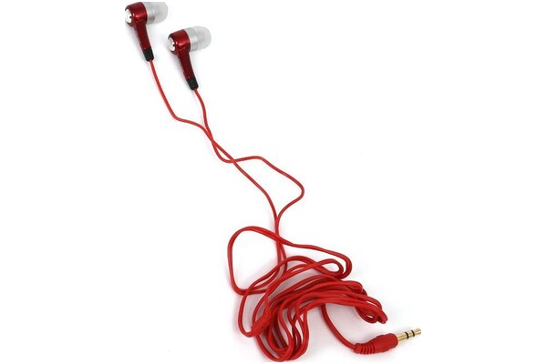 Słuchawki FREESTYLE FH1016 Dokanałowe Przewodowe czerwony