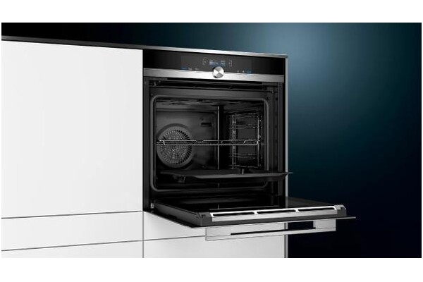 Piekarnik do zabudowy Siemens HB632GBS1 iQ700 elektryczny srebrno-czarny