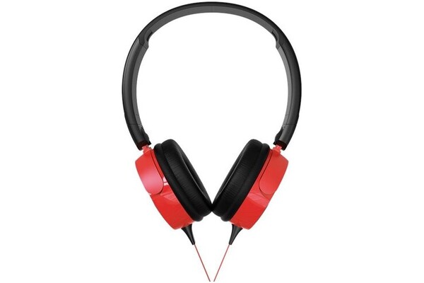 Słuchawki Havit H2178D Nauszne Przewodowe czerwony