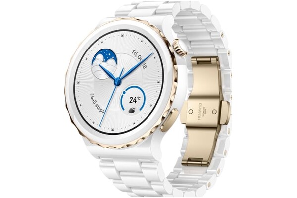Smartwatch Huawei Watch GT 3 Elegant Pro biało-złoty