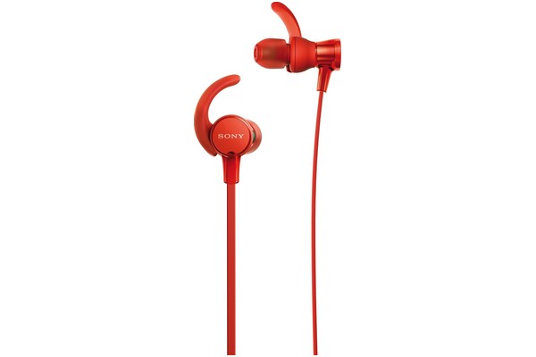 Słuchawki Sony MDRXB510ASR Dokanałowe Przewodowe czerwony