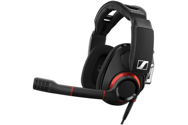 Słuchawki Sennheiser GSP500 Nauszne Przewodowe czerwony
