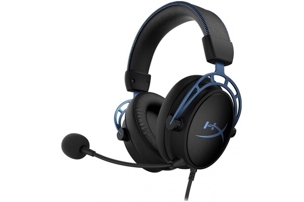 Słuchawki HYPERX Cloud Alpha S Nauszne Przewodowe niebieski