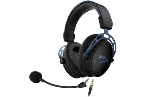 Słuchawki HYPERX Cloud Alpha S Nauszne Przewodowe niebieski