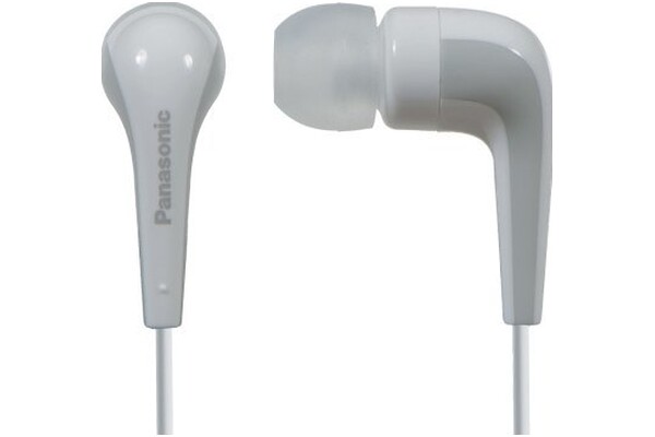 Słuchawki Panasonic RPHJE140EW Douszne Przewodowe Biało-szary