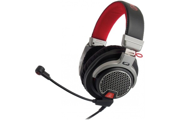 Słuchawki AUDIO-TECHNICA ATHPDG1A Nauszne Przewodowe czerwony