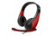 Słuchawki Manta HDP010 Nauszne Przewodowe czerwono-czarny