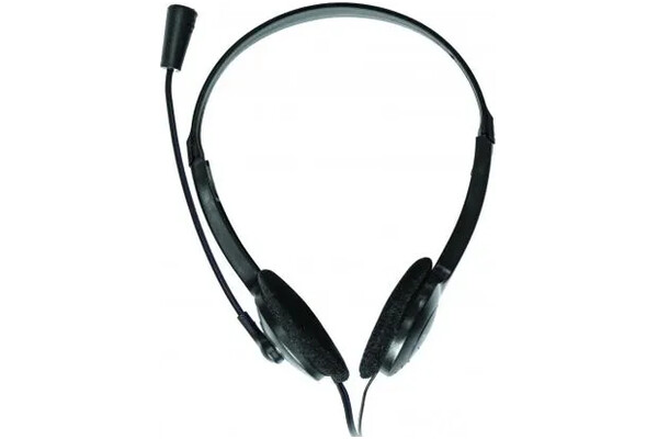Słuchawki Manta HDP001 Nauszne Przewodowe czarny