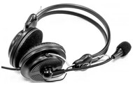 Słuchawki Manta HDP012 Nauszne Przewodowe czarny