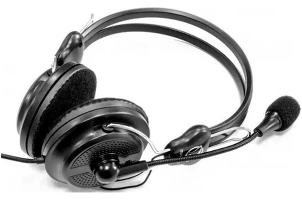 Słuchawki Manta HDP012 Nauszne Przewodowe czarny