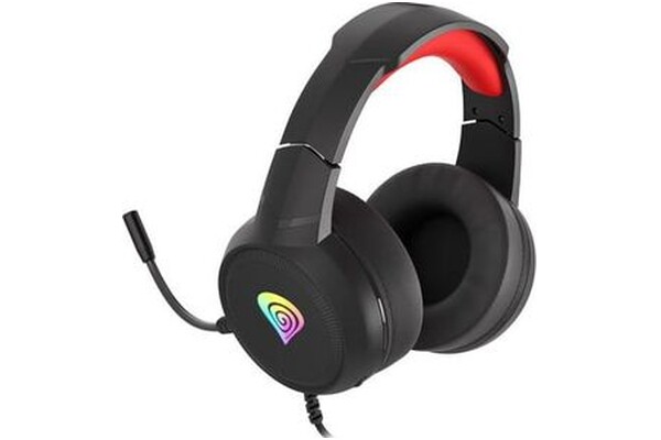 Słuchawki Genesis NSG1609 Neon 200 Nauszne Przewodowe czerwony