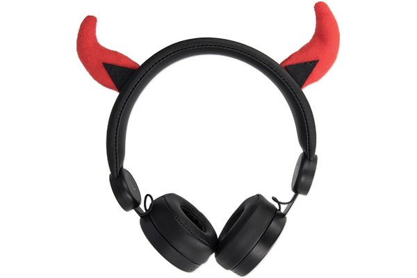 Słuchawki FOREVER AMH100 Devil Nauszne Przewodowe czarno-czerwony