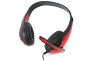 Słuchawki Omega FH4008 Freestyle Nauszne Przewodowe czerwony