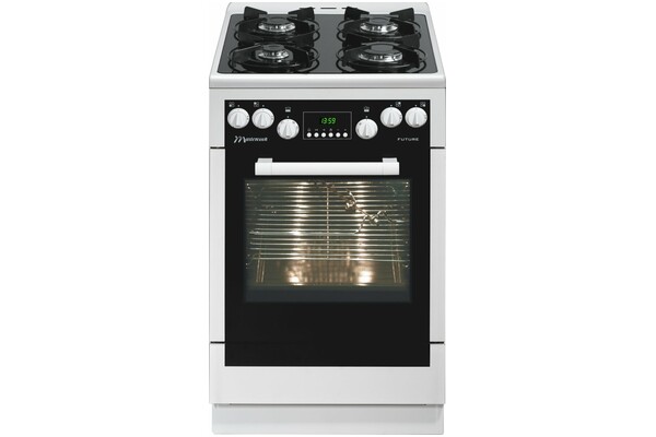 Kuchnia MASTERCOOK KGE3490BFUT płyta gazowa, piekarnik elektryczny