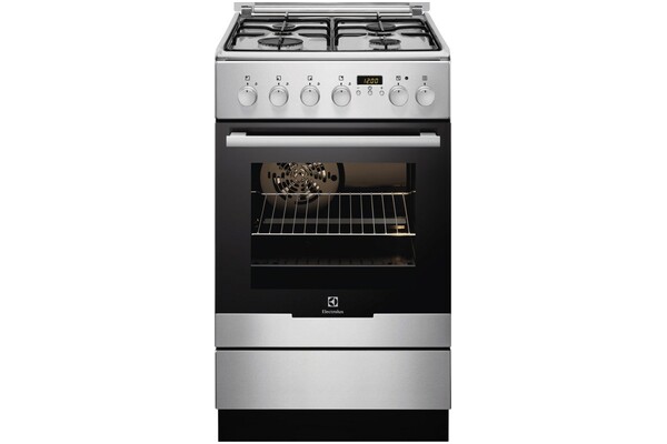 Kuchnia Electrolux EKK54501OX płyta gazowa, piekarnik elektryczny