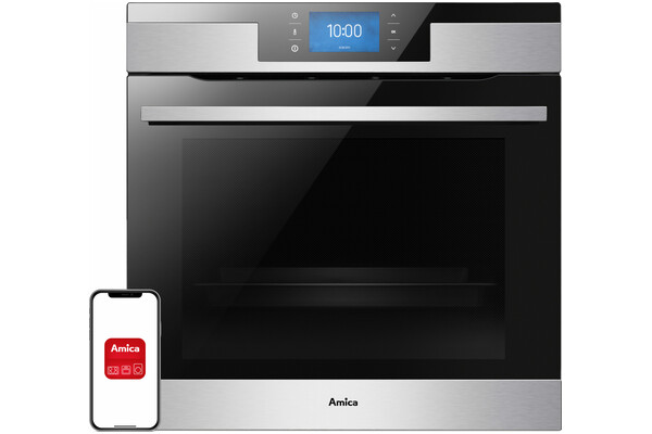 Piekarnik do zabudowy AMICA ED87669XA X-Type WiFi elektryczny Inox