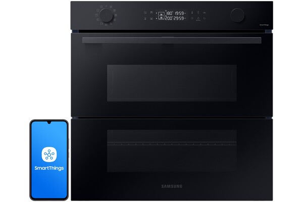 Piekarnik Samsung NV7B4525ZAK Dual Cook Flex elektryczny czarno-szklany