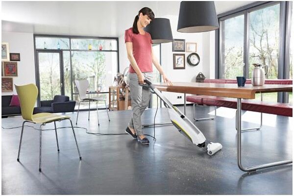 Odkurzacz Karcher FC5 Premium Home pionowy z pojemnikiem 460W Biało-szary