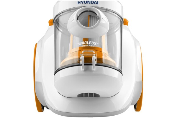 Odkurzacz HYUNDAI VC009 tradycyjny z pojemnikiem Biało-pomarańczowy