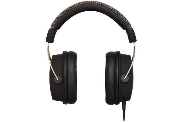 Słuchawki HYPERX Cloud Alpha Nauszne Przewodowe czarno-złoty
