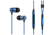 Słuchawki SoundMAGIC E50C Dokanałowe Przewodowe czarno-niebieski