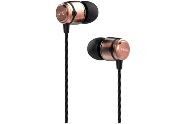 Słuchawki SoundMAGIC E50C Dokanałowe Przewodowe czarno-złoty