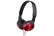 Słuchawki Sony MDRZX310AP Nauszne Przewodowe czarno-czerwony