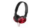 Słuchawki Sony MDRZX310AP Nauszne Przewodowe czarno-czerwony