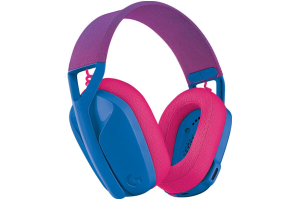 Słuchawki Logitech G435 Nauszne Bezprzewodowe niebiesko-różowy